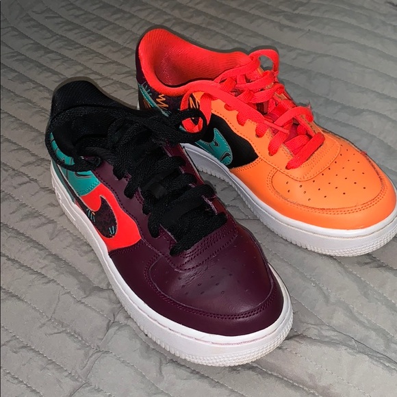 orange and purple forces
